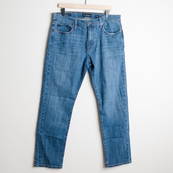 Lucky Brand 221 Straight Jeans Mens 36X32 Blue Medium Wash - Picture 1 of 13